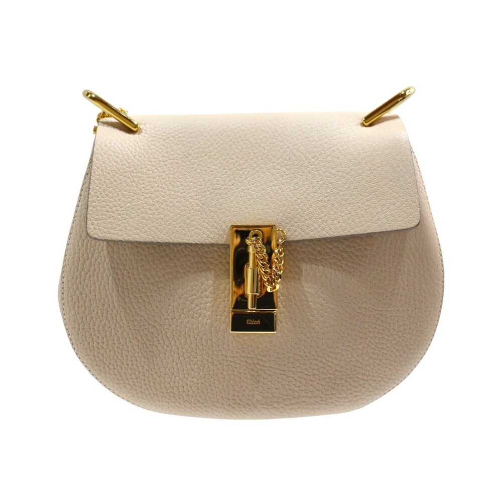 Chloe Drew shoulder bag Beige Tan chain strap